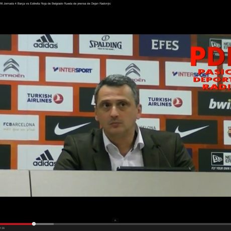 RdP Entrenadores Euroleague Top16: Barcelona-Estrella Roja